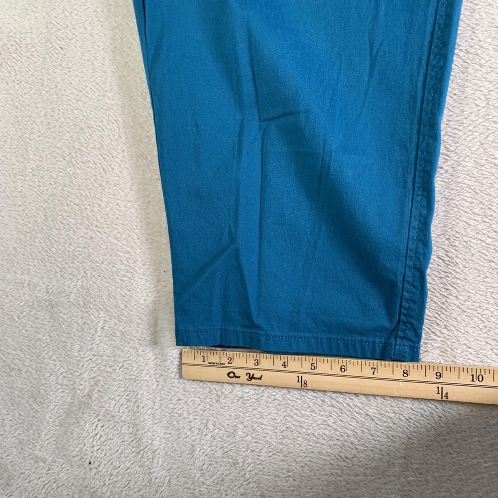 Dockers Pants Womens 12 Blue 5-Pocket Truly Slimming Capri Stretch Twill NEW‎ - Picture 10 of 13